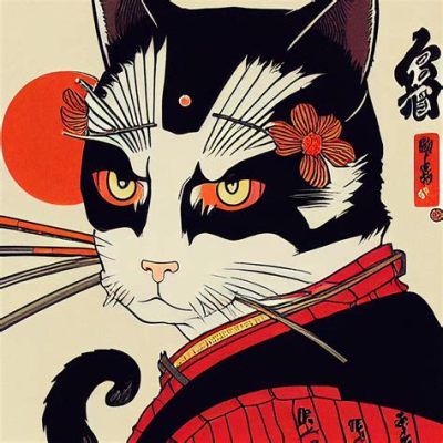 La Gatta di Ukiyo-e: Un Ritratto Felino di Sublime Realismo?!